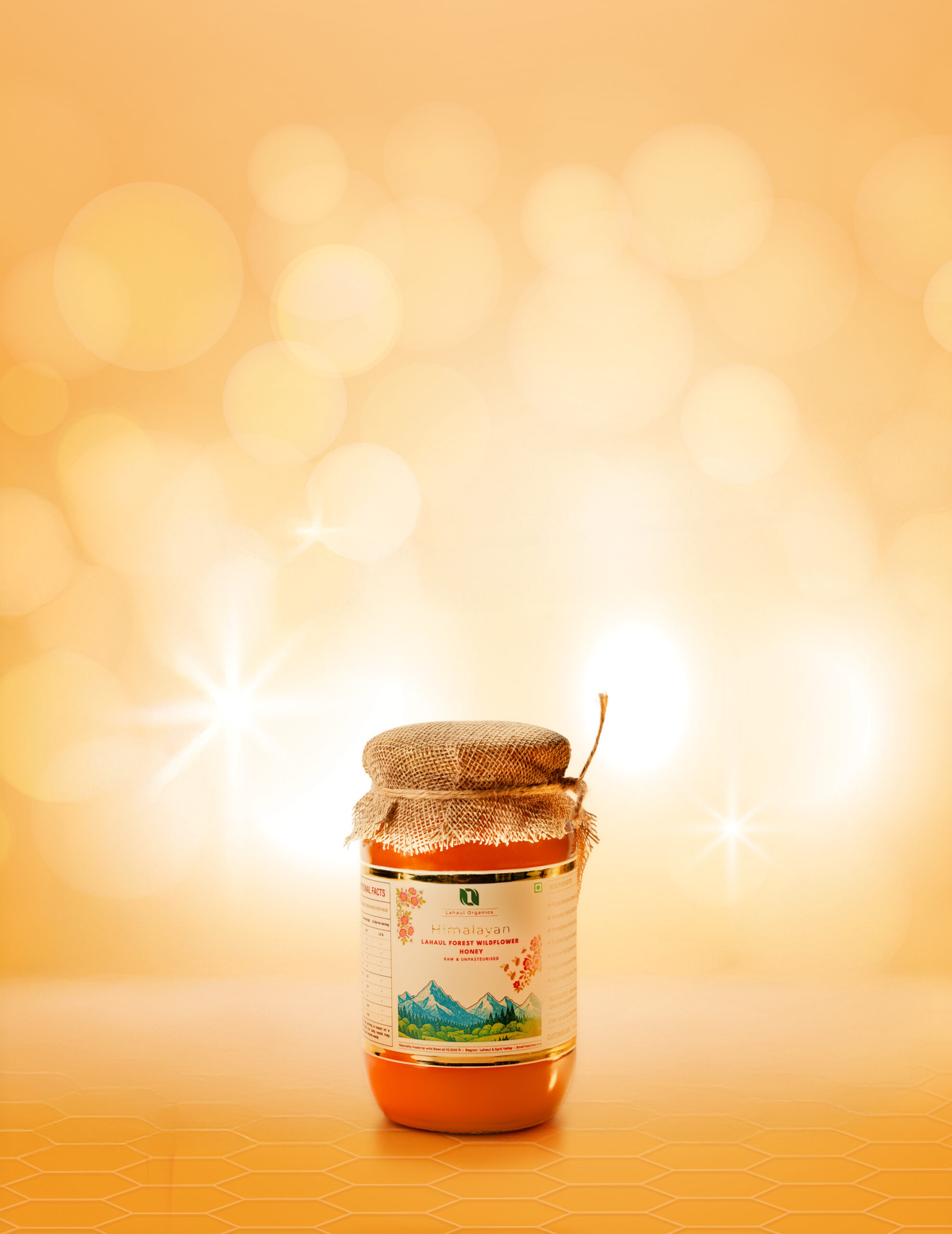 Wooden product display podium with blurred nature leaves background. Generative Ai